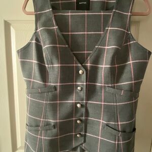 Plaid Vest